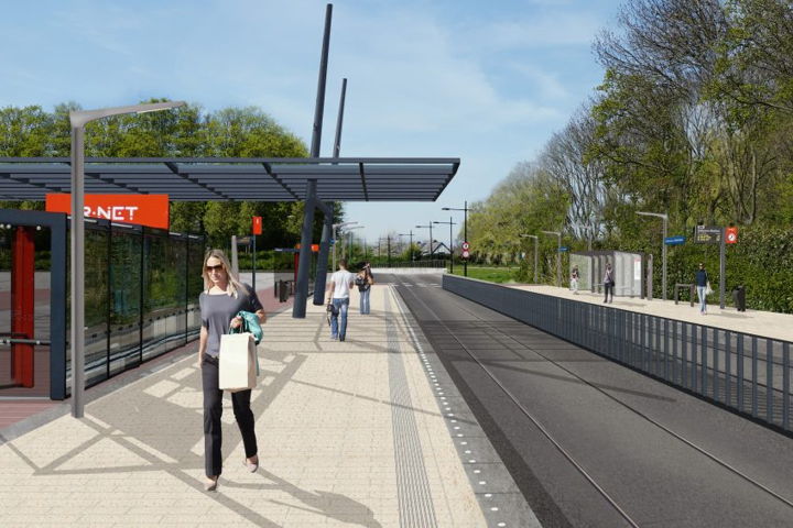 Impressie halte Busstation