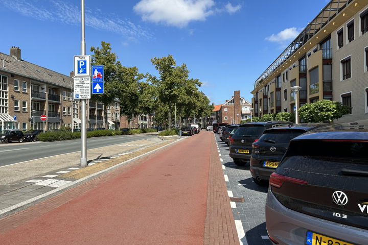 De fietsstraat bevalt goed