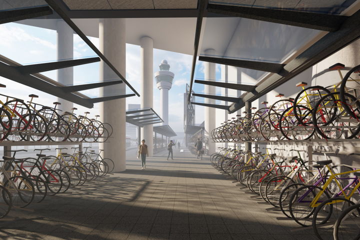 Dit wordt de nieuwe fietsenstalling