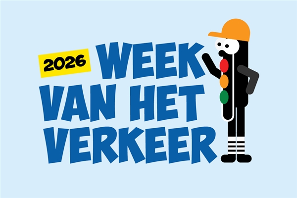 afbeelding tekst die week van het verkeer aankondigt