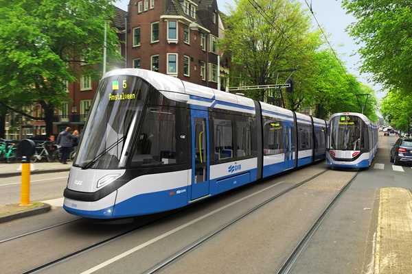 Foto van GVB 15G tram 