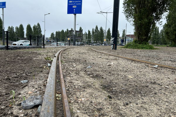  Nieuw overbrengingsspoor voor de IJtram