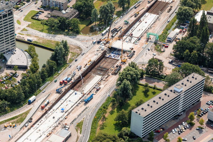Een jaar geleden was het bij Kronenburg nog een grote bouwput.