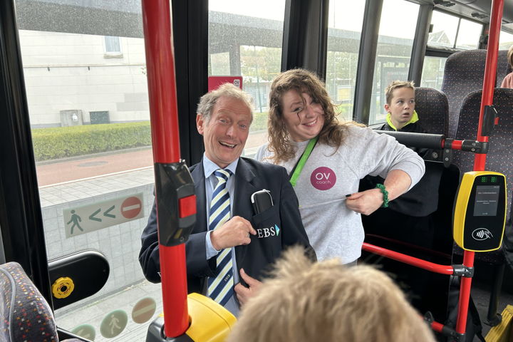 Buschauffeur Bert heeft al vaker meegewerkt aan de training Sterk op Reis.