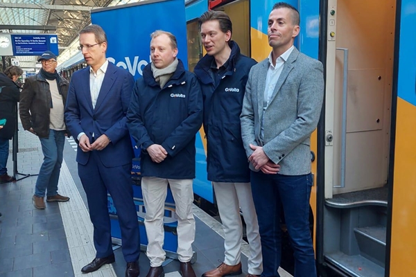 nieuwe internationale treinverbinding van start