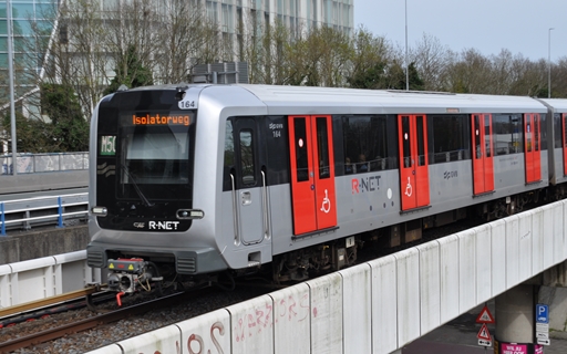 Foto van GVB metro