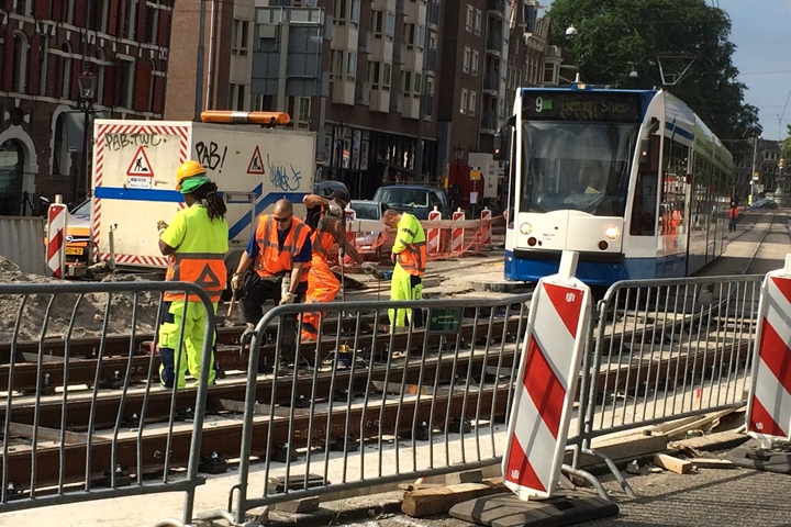 Werkplaats GVB lange tijd onbereikbaar: ‘moeten voorkomen dat de trams uitvallen’