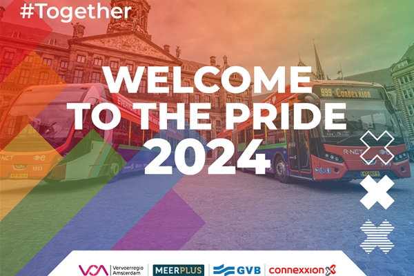 Boodschap Pride 2024 van de vervoerders