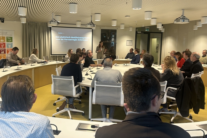Foto tijdens presentatie Brasschaat