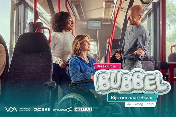 Breek uit je Bubbel met rolstoel in de bus